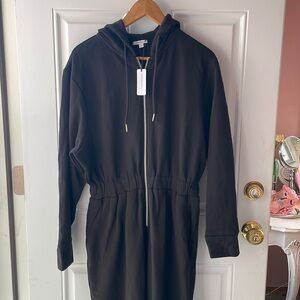 WeWoreWhat Black Knit Jersey Leisure Suit